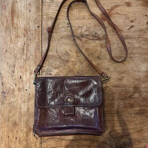 Vintage Italian Leather Crossbody Bag – Made in Italy